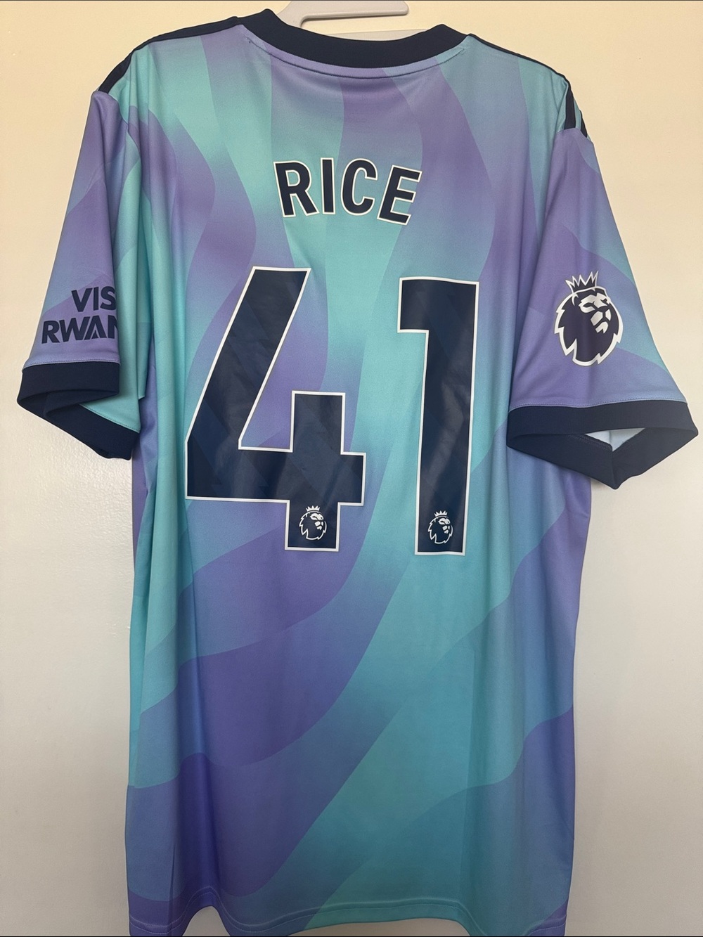 adidas Emirates Fly Better Arsenal Away Jersey - Teal & Purple - Picture 2 of 8